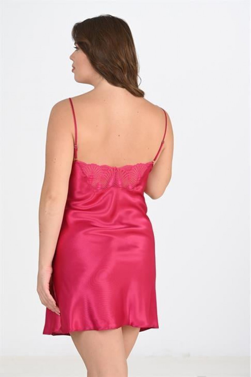 Ahu 2li Vişne Sabahlık Takımı Bigsize 6212