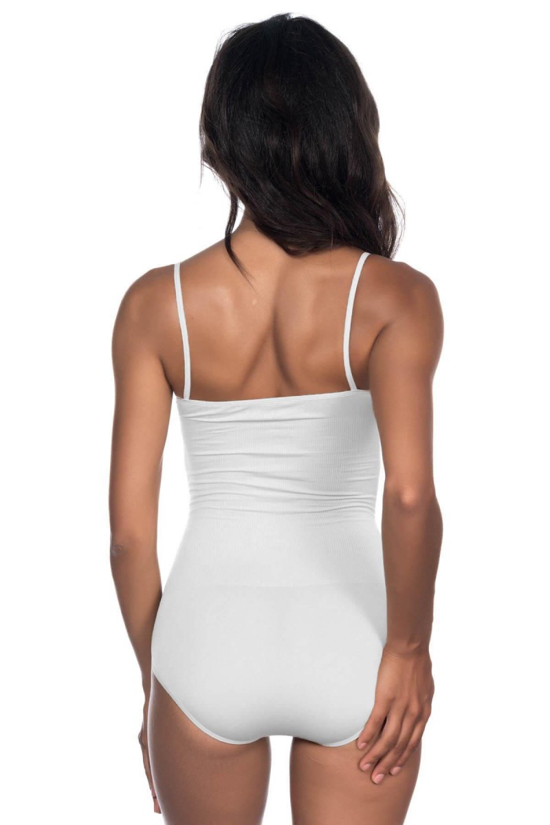 Arias Closet Beyaz MI Emay 1923 Soft İp Askılı Çıtçıtlı Body Arias Closet Beyaz MI Emay 1923 Soft İp Askılı Çıtçıtlı Body