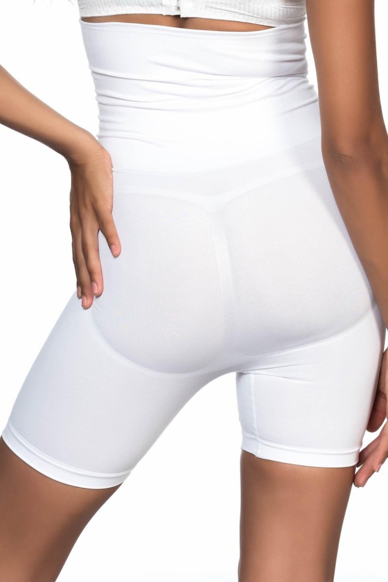 Arias Closet Beyaz MI Emay 2014 Yüksek Bel Double Paçalı Korse Arias Closet Beyaz MI Emay 2014 Yüksek Bel Double Paçalı Korse