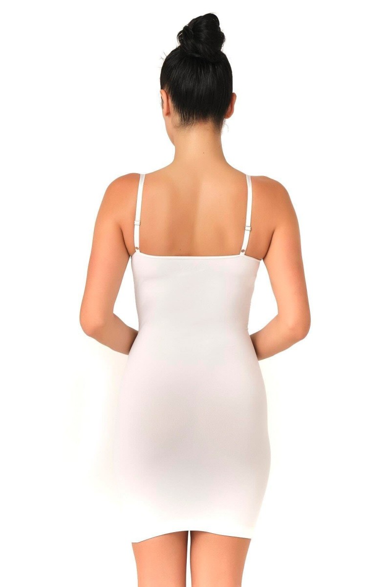 Arias Closet Beyaz MI Emay 5060 Göğsü Açık Elbise Korse Arias Closet Beyaz MI Emay 5060 Göğsü Açık Elbise Korse