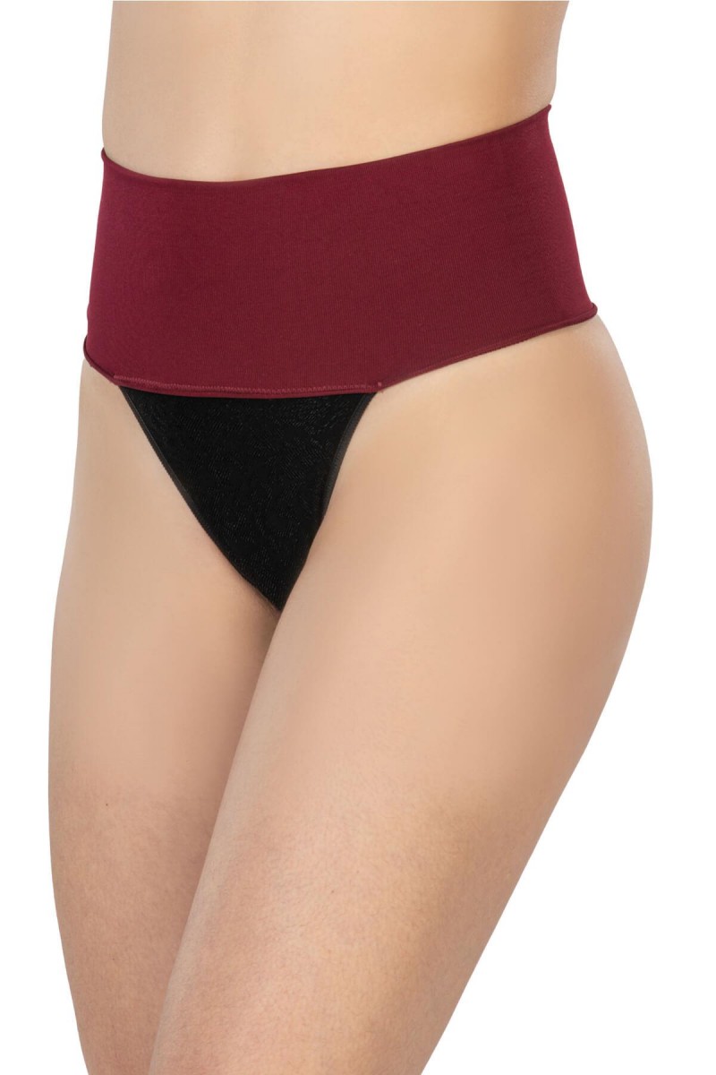 Arias Closet Bordo MI 2048 Seamless Çift Renk String Korse Arias Closet Bordo MI 2048 Seamless Çift Renk String Korse