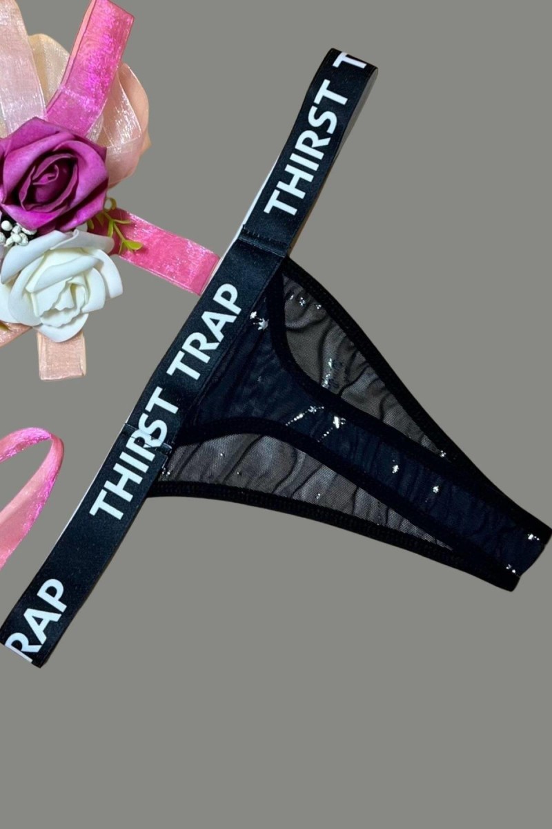 Arias Closet Yazılı String Tanga