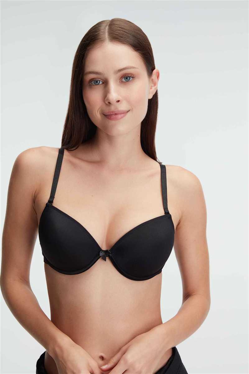 Arias Closet Balenli Destekli Dolgulu Askıları Çıkabilen İnce Mideli Günlük Klasik T-Shirt Sütyeni Arias Closet Balenli Destekli Dolgulu Askıları Çıkabilen İnce Mideli Günlük Klasik T-Shirt Sütyeni