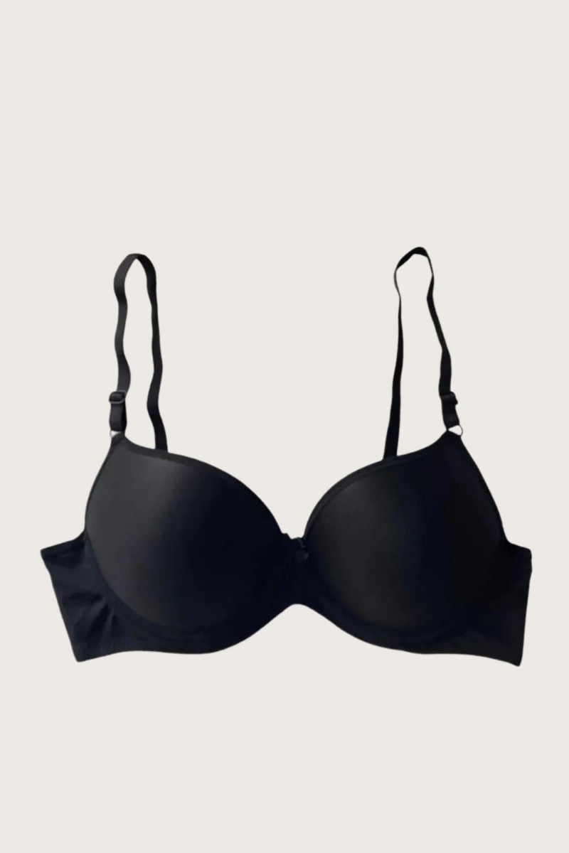 Arias Closet Mikro Kumaş Push Up Dolgulu Balenli Günlük Tek Destekli Sütyen Arias Closet Mikro Kumaş Push Up Dolgulu Balenli Günlük Tek Destekli Sütyen