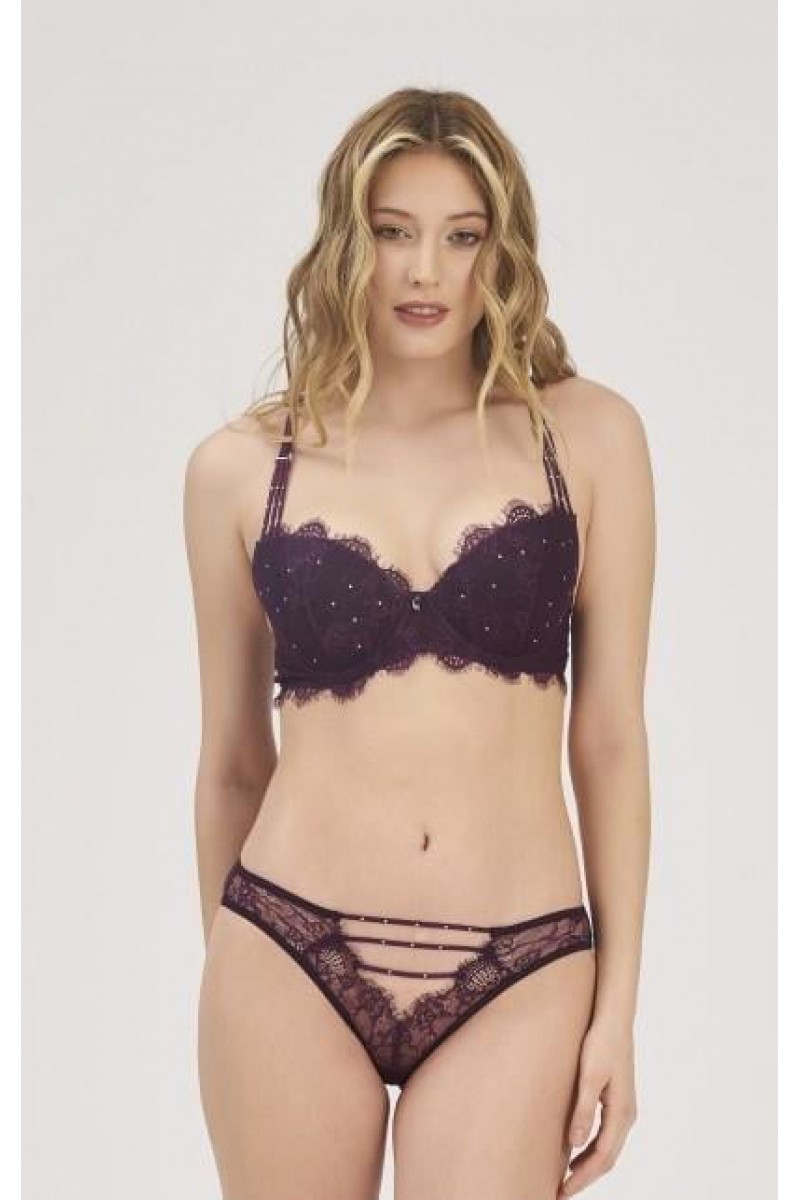 MOONLIGHT 326 VİŞNE SÜTYEN SLİP TAKIM