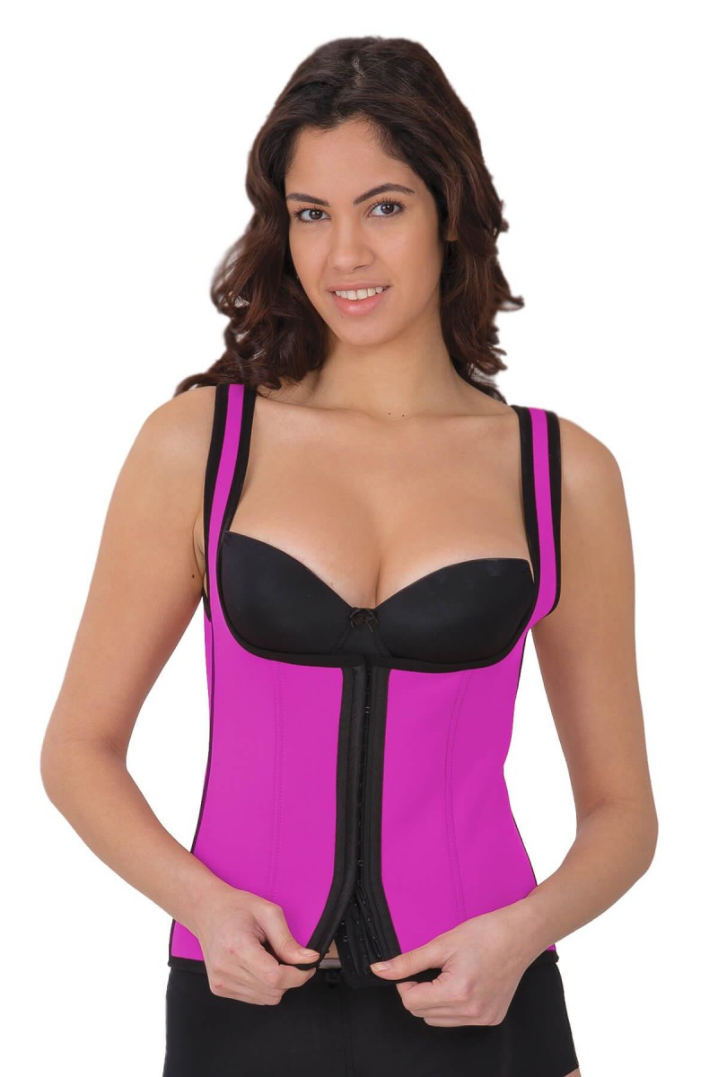 Arias Closet Mürdüm MI 9173 Terletici Agraflı Göğsü Açık Atlet Korse Arias Closet Mürdüm MI 9173 Terletici Agraflı Göğsü Açık Atlet Korse