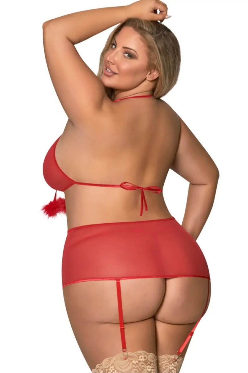 Önü Açık Zincirli Fantezi Babydoll 51202
