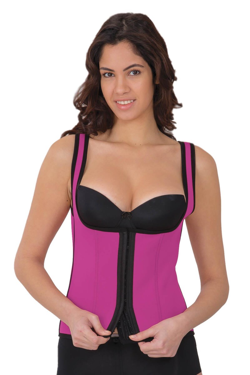 Arias Closet Pembe MI 9173 Terletici Agraflı Göğsü Açık Atlet Korse Arias Closet Pembe MI 9173 Terletici Agraflı Göğsü Açık Atlet Korse