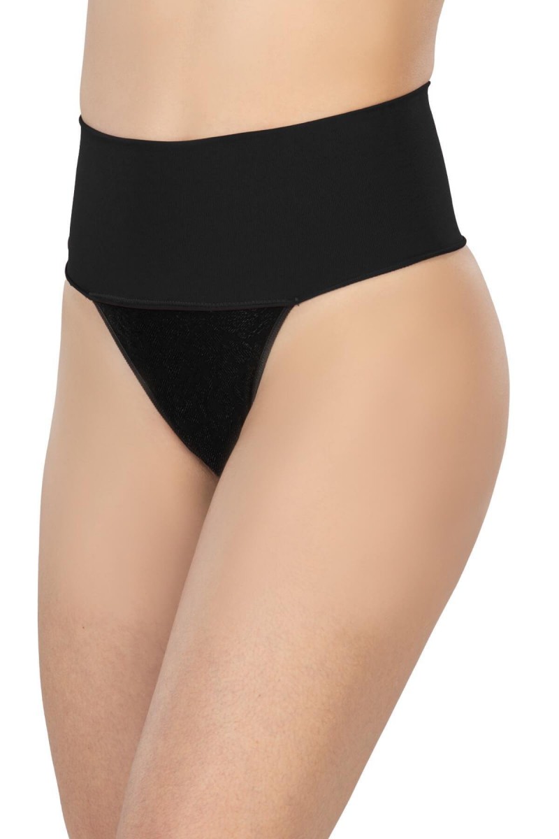 Arias Closet Siyah MI 2048 Seamless Çift Renk String Korse Arias Closet Siyah MI 2048 Seamless Çift Renk String Korse