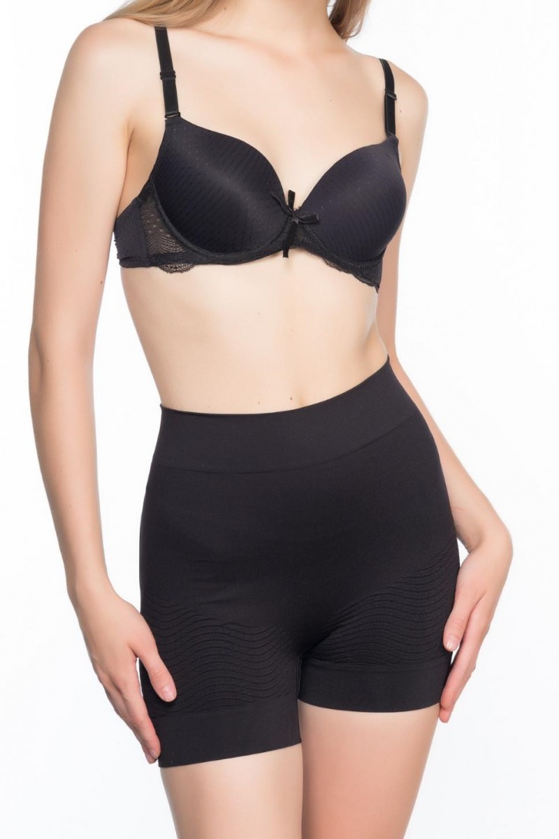 Arias Closet Siyah MI Emay 2034 Popo Açık Anti Selülit Korse Arias Closet Siyah MI Emay 2034 Popo Açık Anti Selülit Korse