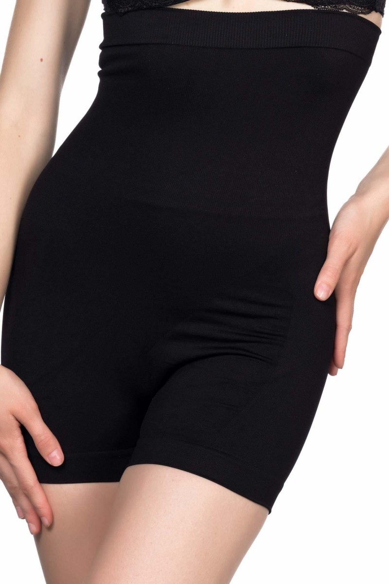 Arias Closet Siyah MI Emay 2047 Yüksek Bel Boxer Korse Arias Closet Siyah MI Emay 2047 Yüksek Bel Boxer Korse