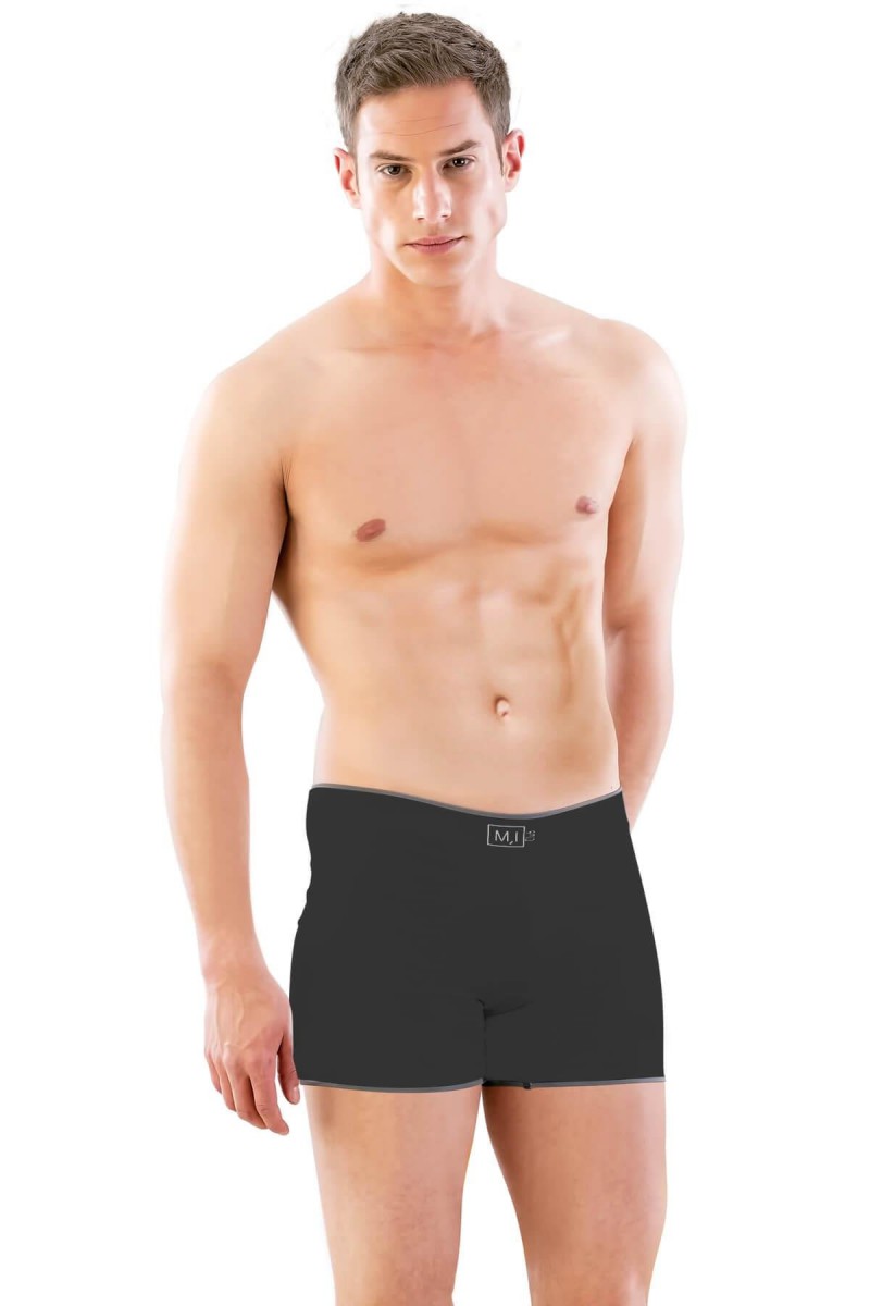 Arias Closet Siyah MI Emay 2108 Seamless uzun Erkek Boxer Arias Closet Siyah MI Emay 2108 Seamless uzun Erkek Boxer