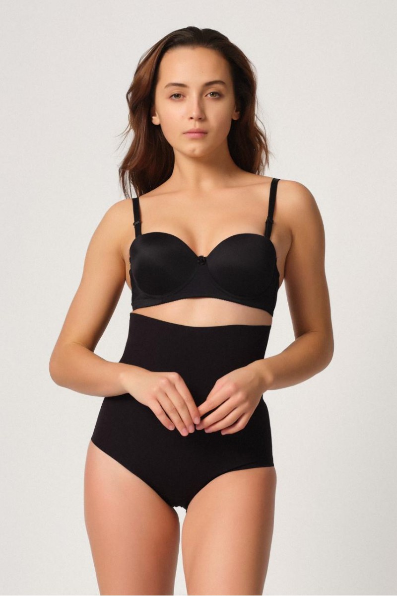 Arias Closet Siyah MI Emay 2708 Lazer Yüksek Bel Kesim Slip Hayalet Korse Arias Closet Siyah MI Emay 2708 Lazer Yüksek Bel Kesim Slip Hayalet Korse