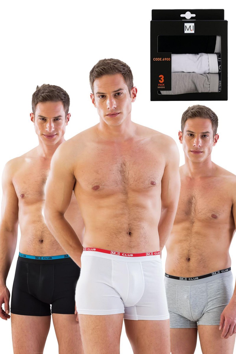 Arias Closet MI Emay 6900 3lü Erkek Boxer Arias Closet MI Emay 6900 3lü Erkek Boxer