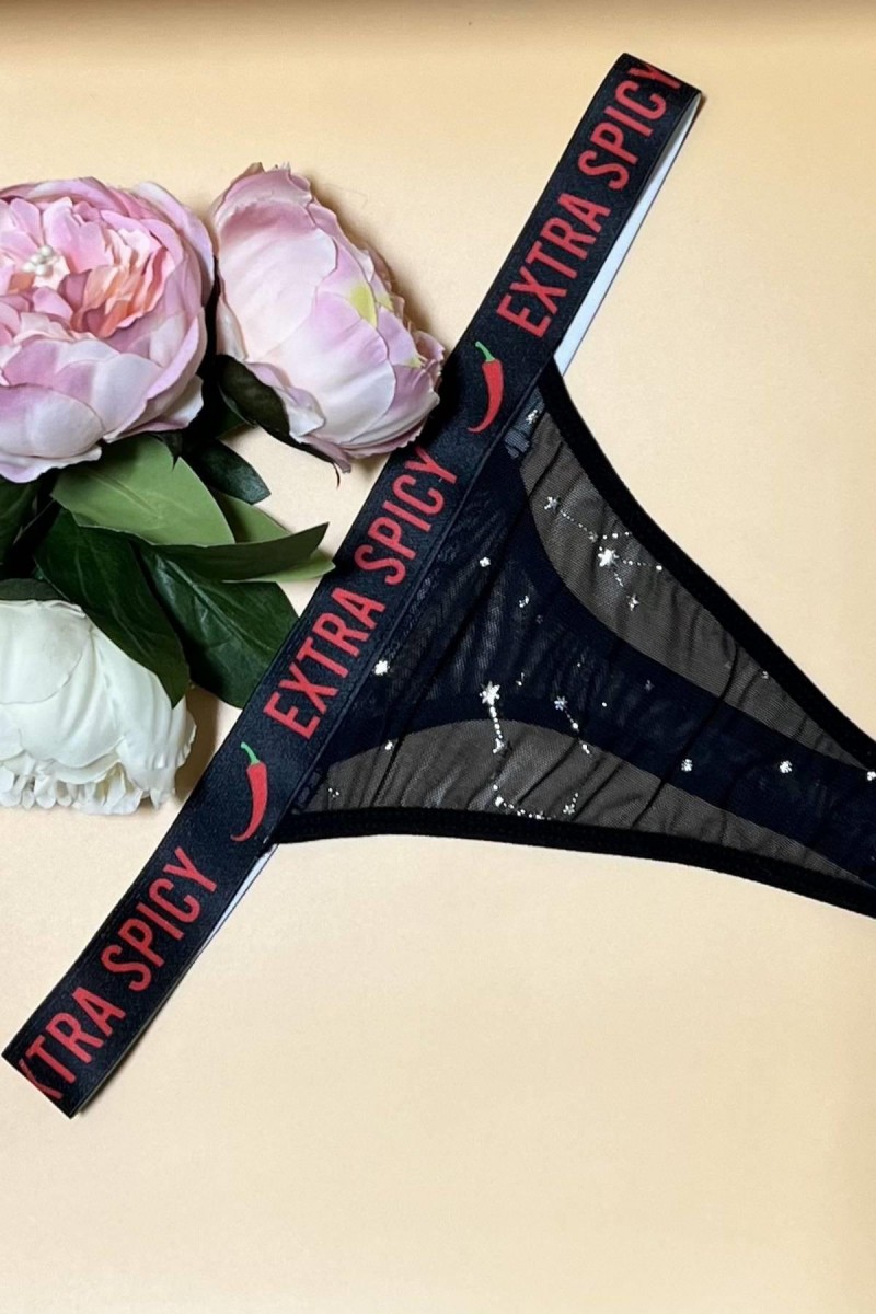 Arias Closet Yazılı String Tanga