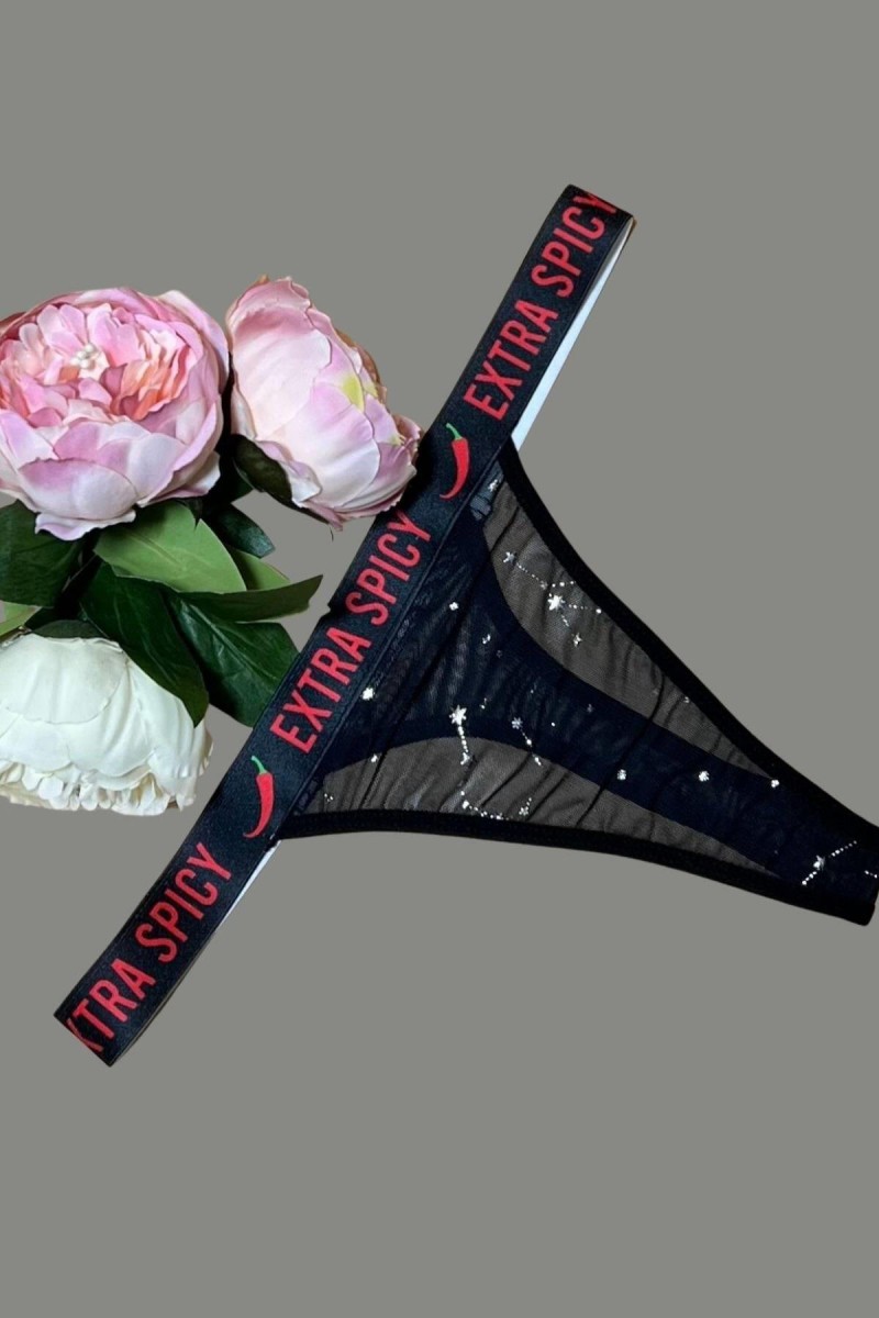 Arias Closet Yazılı String Tanga