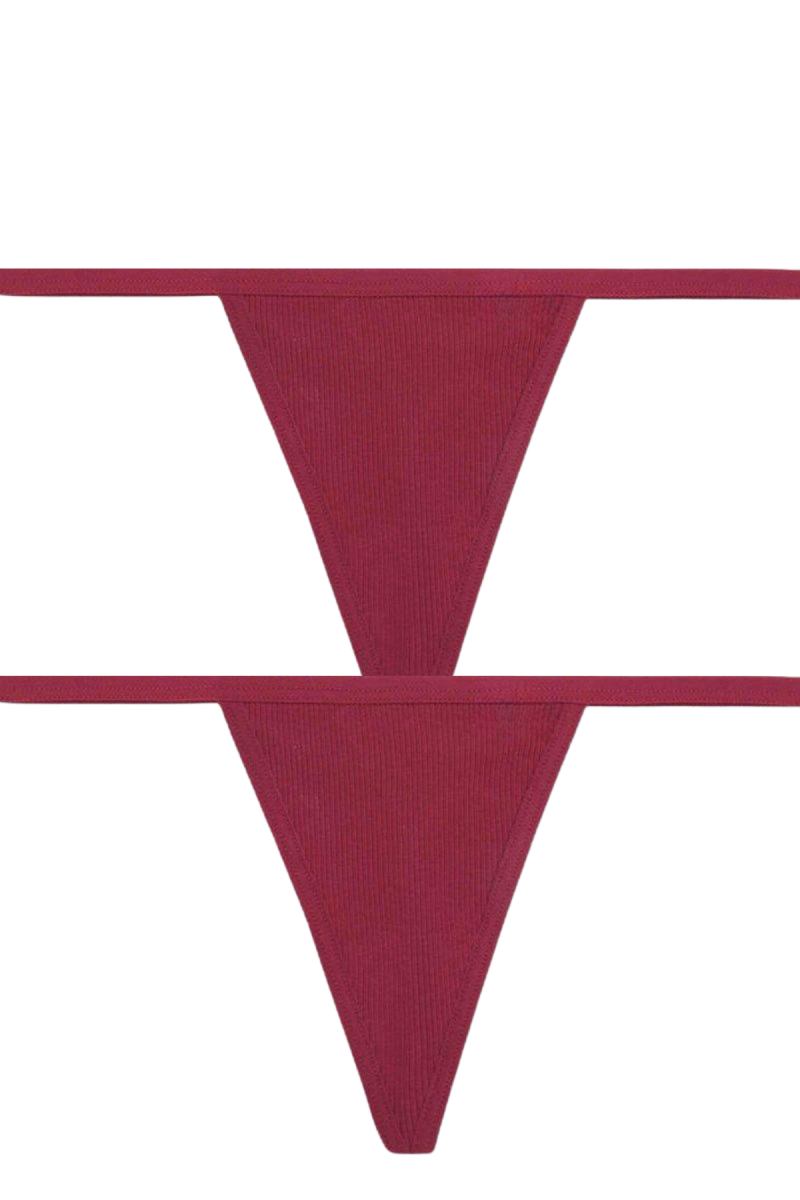 Arias Closet 2li Süprem Penye Tanga String