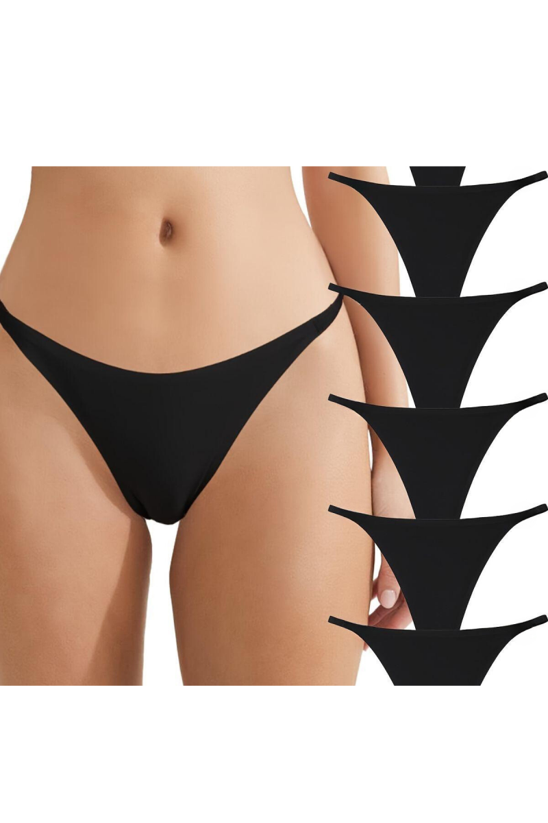Arias Closet Süprem Penye Tanga String Siyah