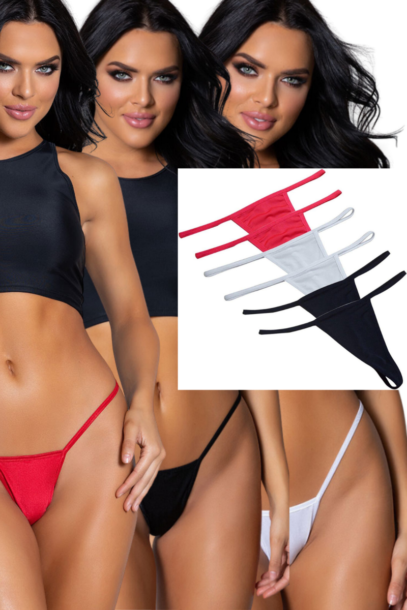 Süprem Penye Tanga Külot 6lı Model RenkliModellerimiz 83010-6LI