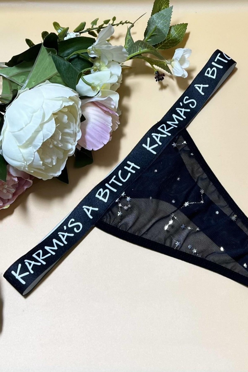 Arias Closet Yazılı String Tanga