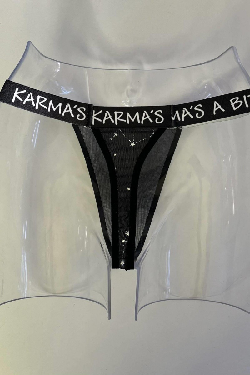 Arias Closet Yazılı String Tanga