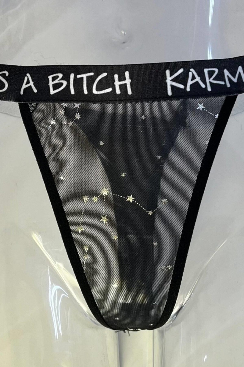Arias Closet Yazılı String Tanga