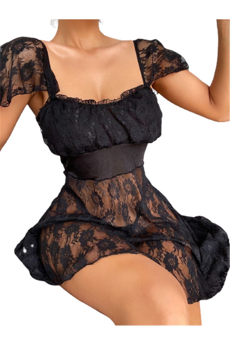 Arias Closet Alt Kısmı Tül Üst Kısmı Jarse Mini Fantazi Gecelik Arias Closet Alt Kısmı Tül Üst Kısmı Jarse Mini Fantazi Gecelik