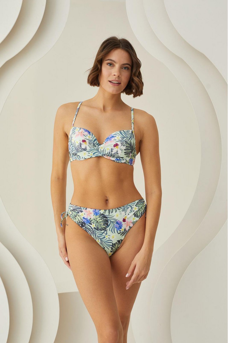 Arias Closet Çiçek Desenli Kaplı Bikini Takımı