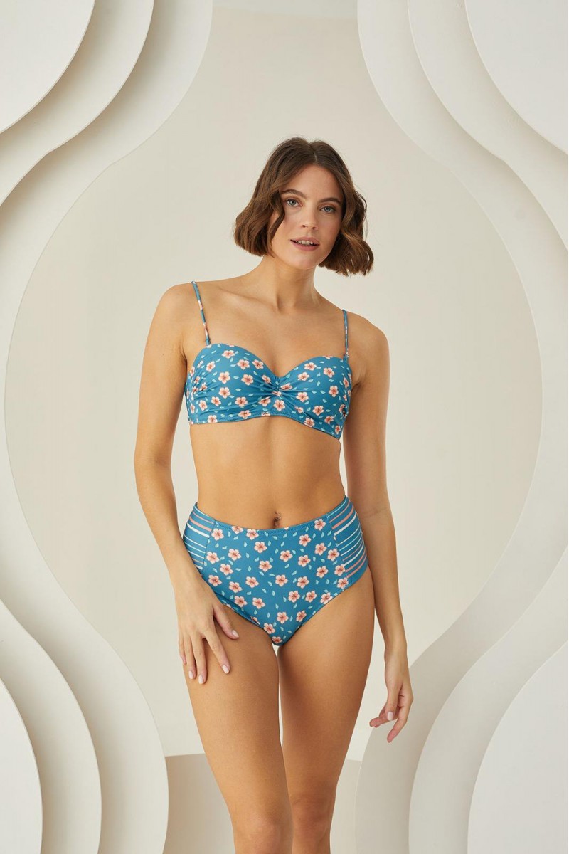 Arias Closet Deep Straplez Yüksel Bel Bikini Takımı