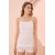 Arias Closet İp Askılı Beyaz Ribana Atlet