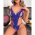 Arias Closet Mavi Dantel İşlemeli Özel Bölgesi Açık Fantezi Body