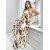 Arias Closet Özel Tasarım Büyük Beden Çiçek Desenli İnce Askılı 2li Pijama Takımı