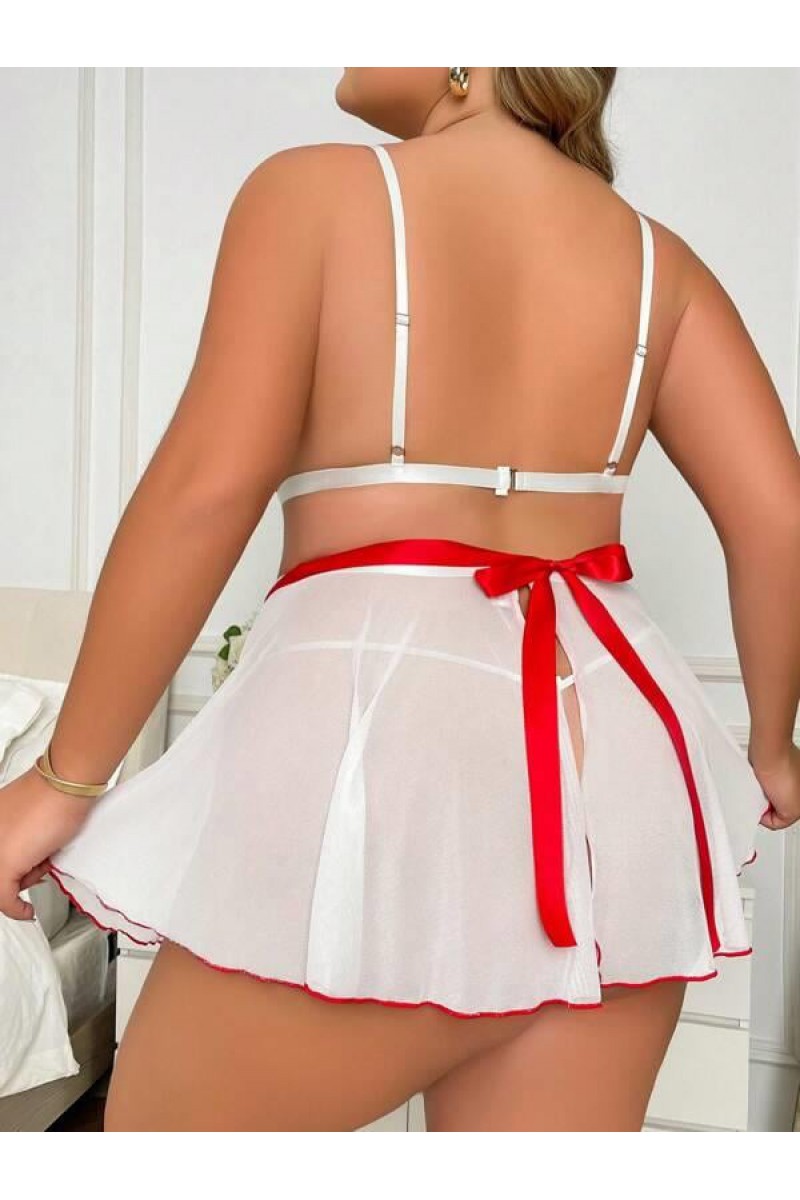 Arias Closet Özel Tasarım Büyük Beden Fantezi Hemşire Kostümü Arias Closet Özel Tasarım Büyük Beden Fantezi Hemşire Kostümü