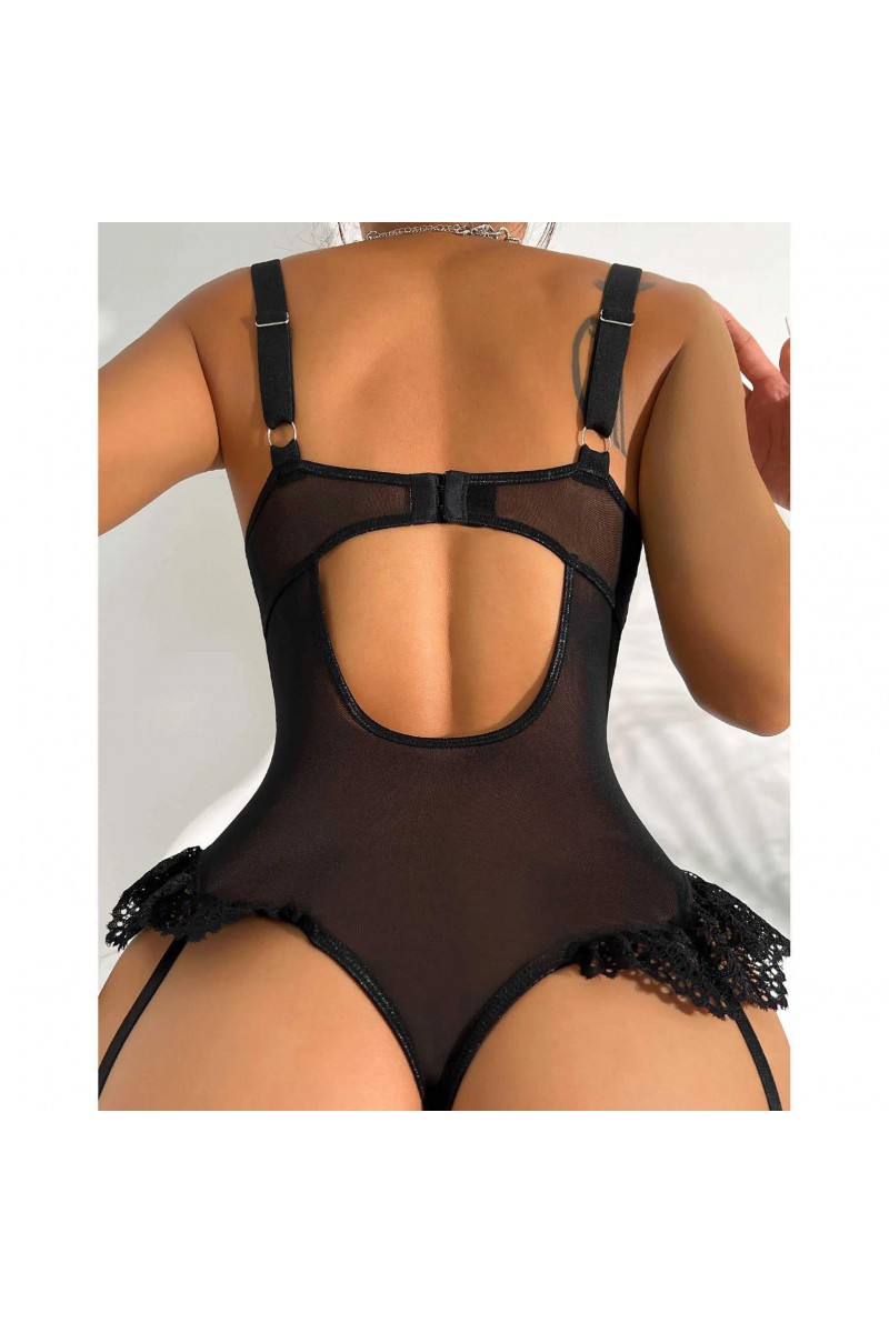Arias Closet Özel Tasarım Siyah Dantelli Fantezi Jartiyer Takımı Arias Closet Özel Tasarım Siyah Dantelli Fantezi Jartiyer Takımı